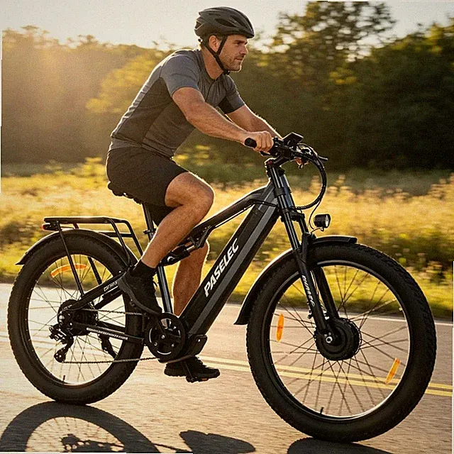 27.5inch Electric Mountain Bicycle 3000W Peak 48V 19.2Ah eBike 7 Speed 35mph HOT
