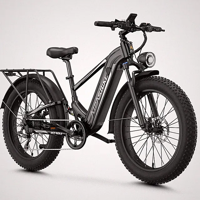 Electric Bicycle 1800W 48V 17.5Ah Hydraulic Brakes Air Suspension 36MPH