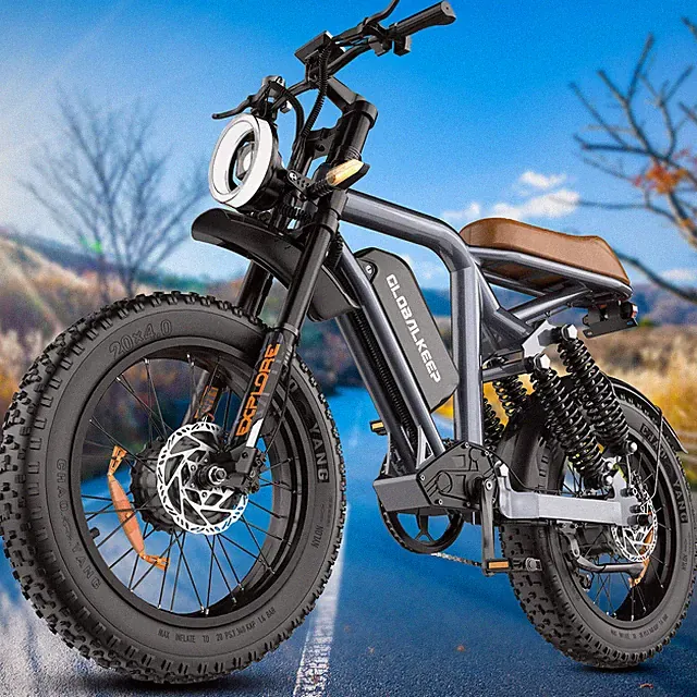 New Electric Bike 3000W Peak Dual Motor ebike 48V 15.6Ah for Adult 30MPH Bicycle