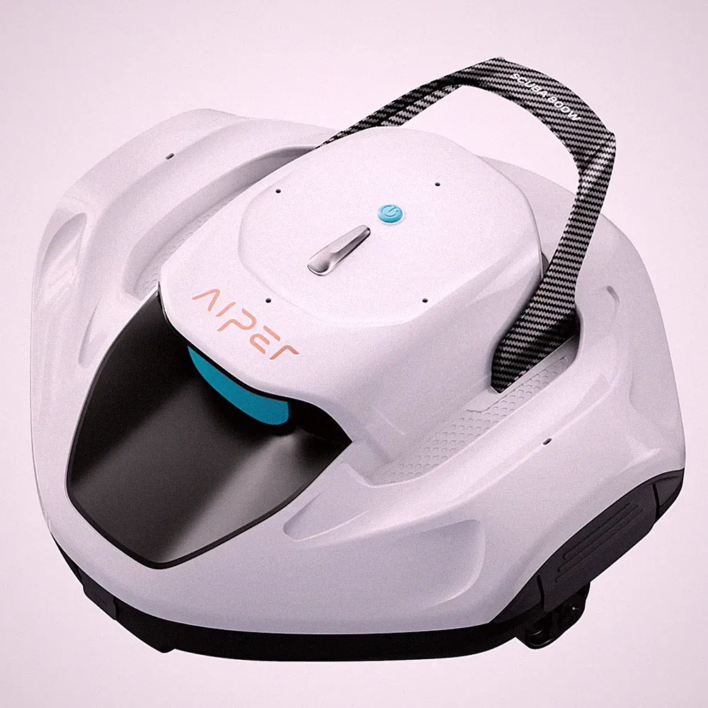 Scuba 800W Cordless Robotic Pool Cleaner Automatic Vacuum Above Ground Wall-Clim